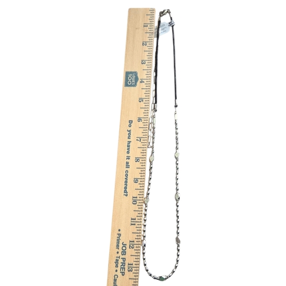 Free People Chasing You Belly Chain Silver Diamond Cut Beads Adjustable NWT - Picture 4 of 11